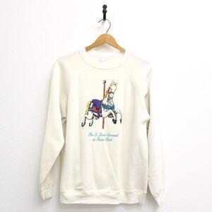 Vintage St Louis Carousel Faust Park Sweatshirt Large